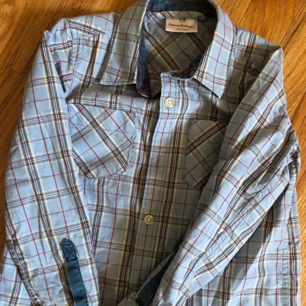 Hanna Anderson plaid shirt